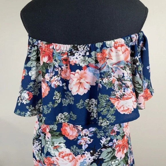 🌟✨2 for $30✨🌟 Love Tree Floral Off Shoulder Dress - Picture 5 of 7